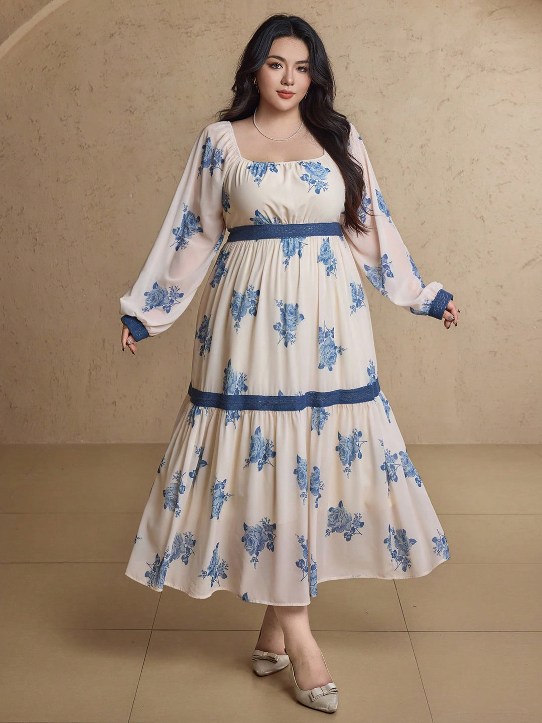 Rochie maxi SHEIN,mix culori