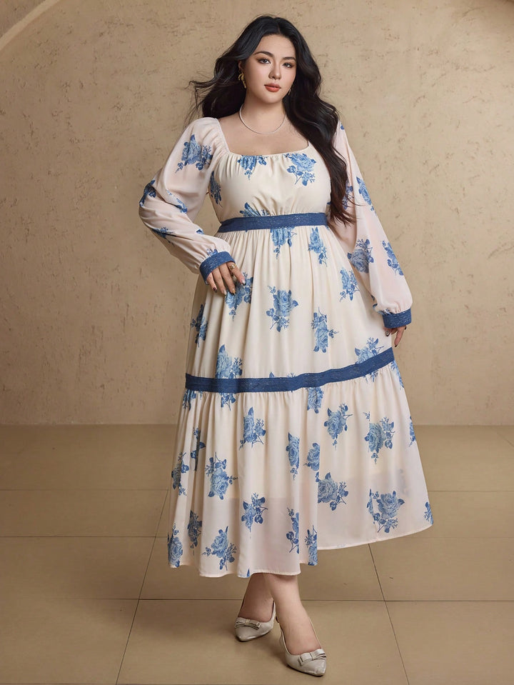 Rochie maxi SHEIN,mix culori