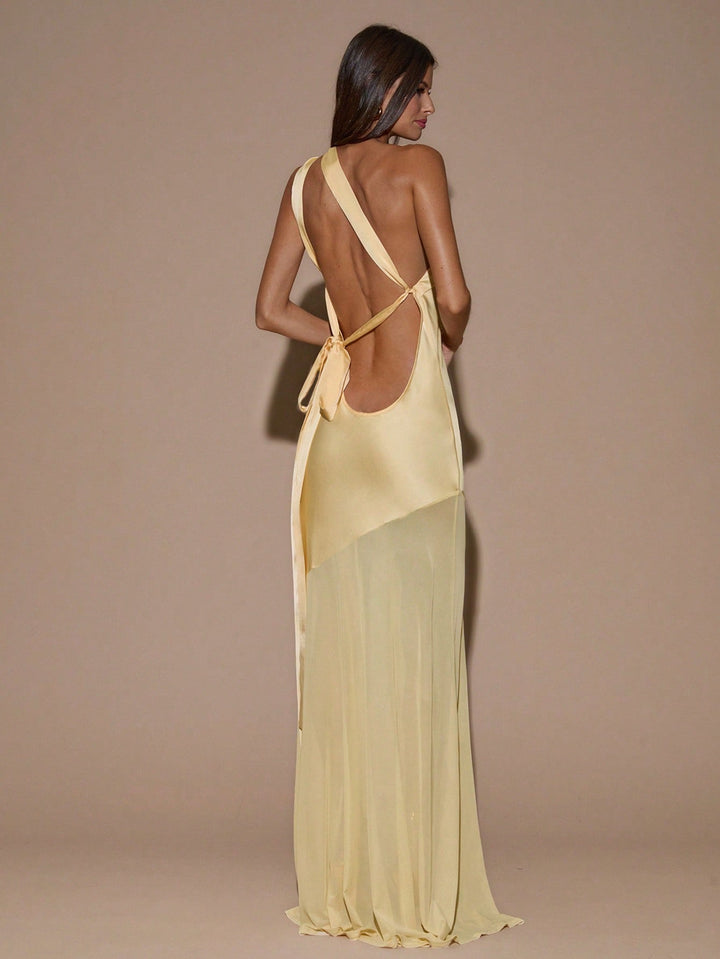 Rochie maxi SHEIN, galben