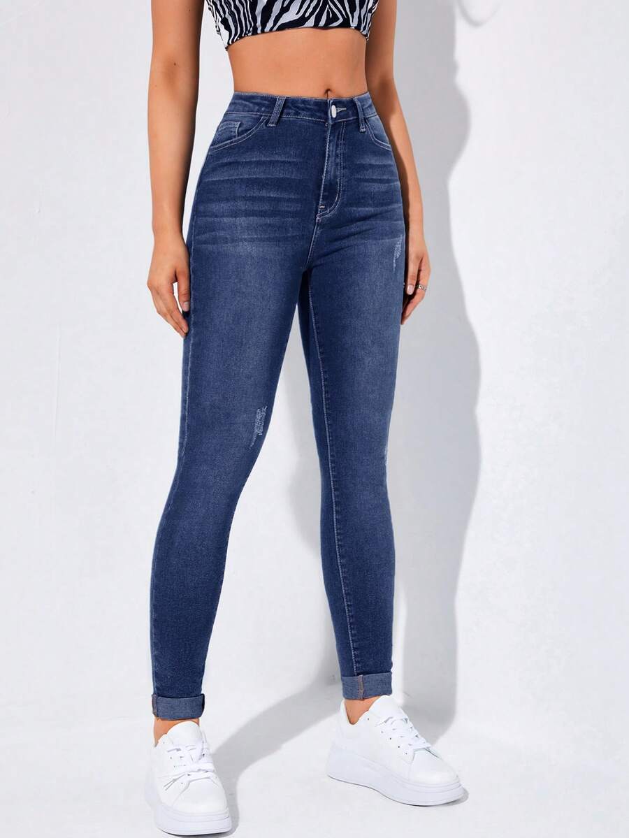 Jeans SHEIN, albastru