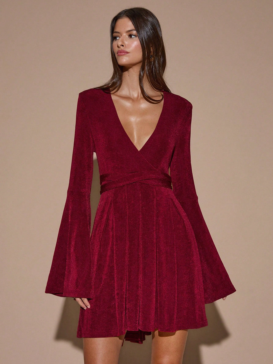 Rochie mini SHEIN, vișiniu