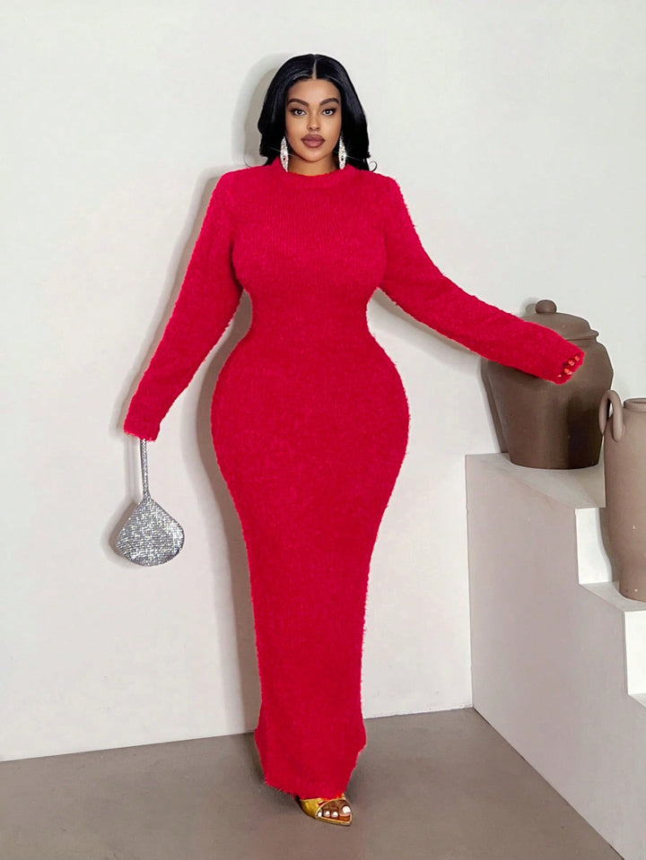 Rochie maxi SHEIN, roșu