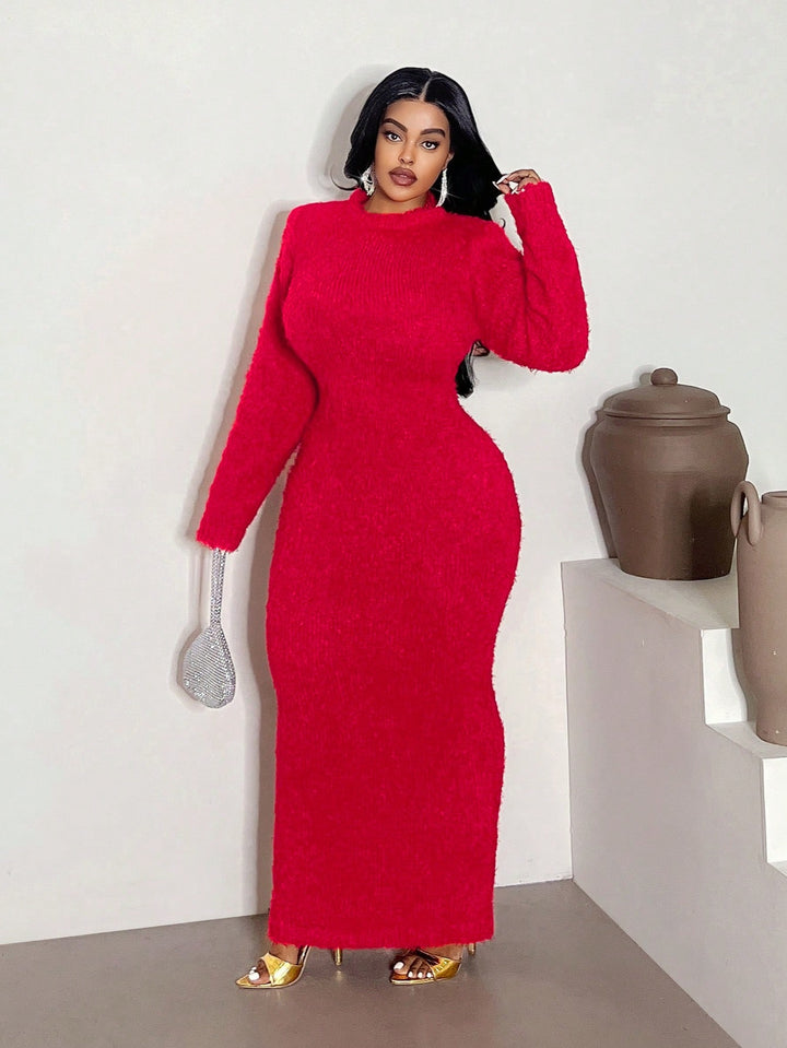 Rochie maxi SHEIN, roșu