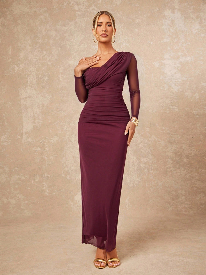 Rochie maxi SHEIN, vișiniu