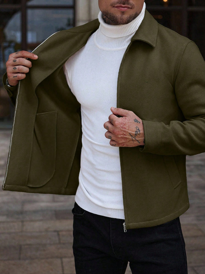 Palton SHEIN, verde