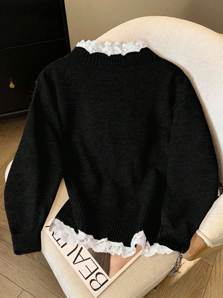 Cardigan SHEIN, negru