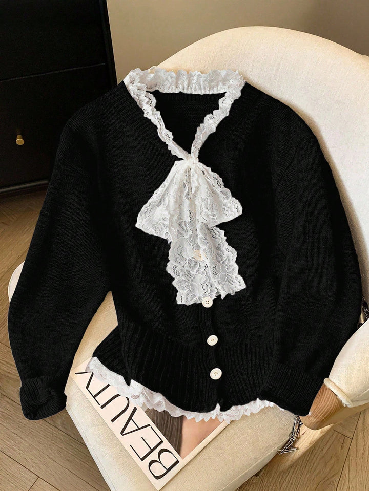 Cardigan SHEIN, negru
