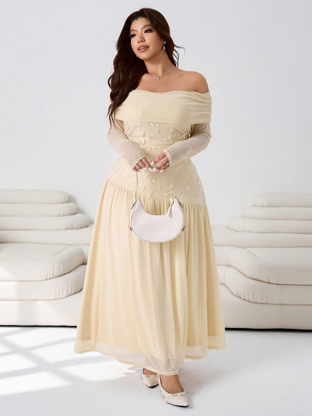 Rochie SHEIN, bej