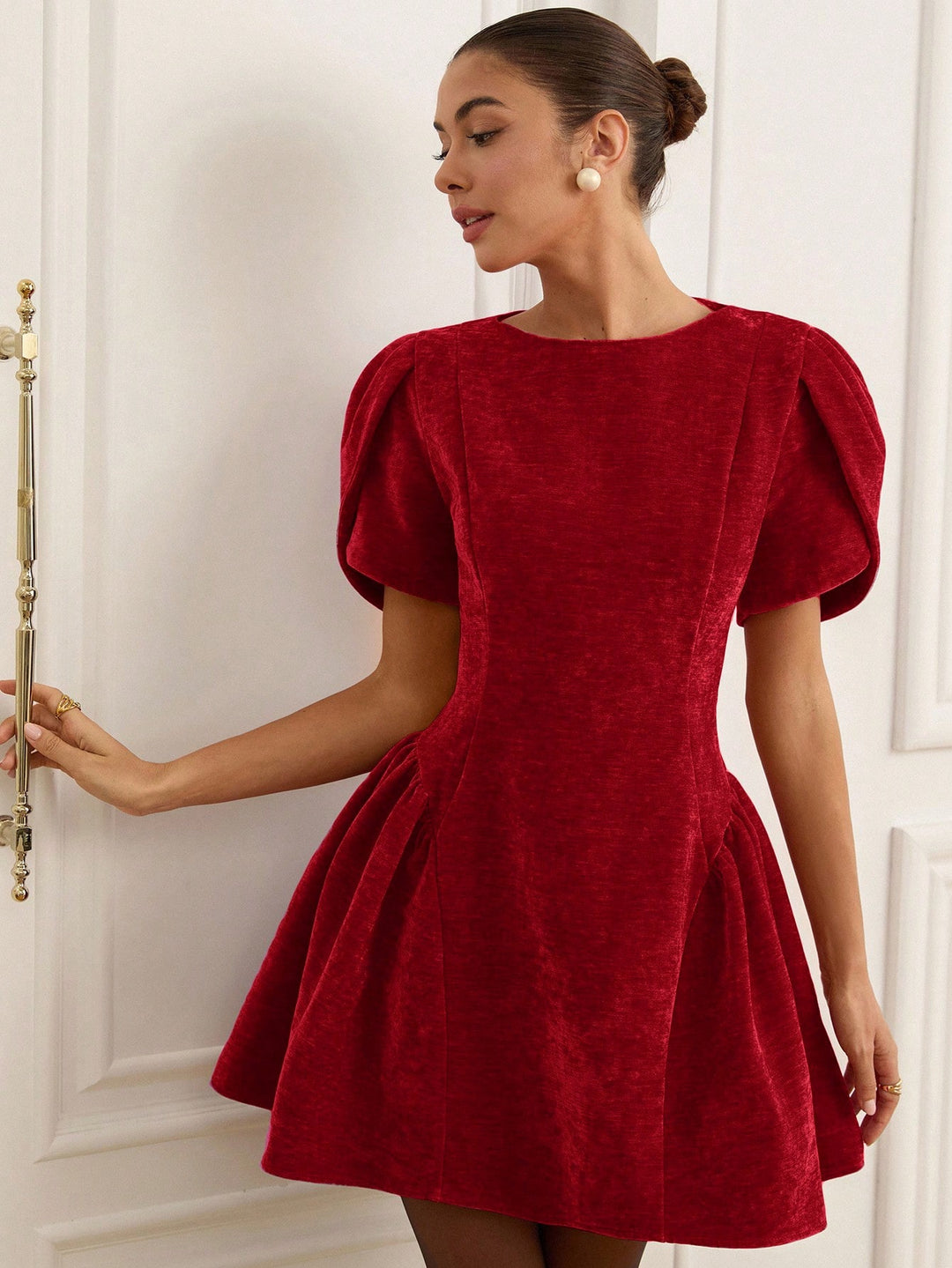 Rochie mini SHEIN, vișiniu