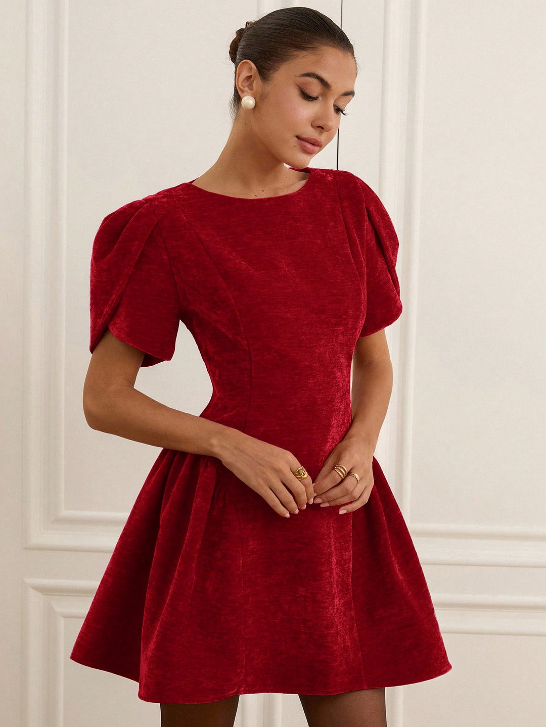 Rochie mini SHEIN, vișiniu