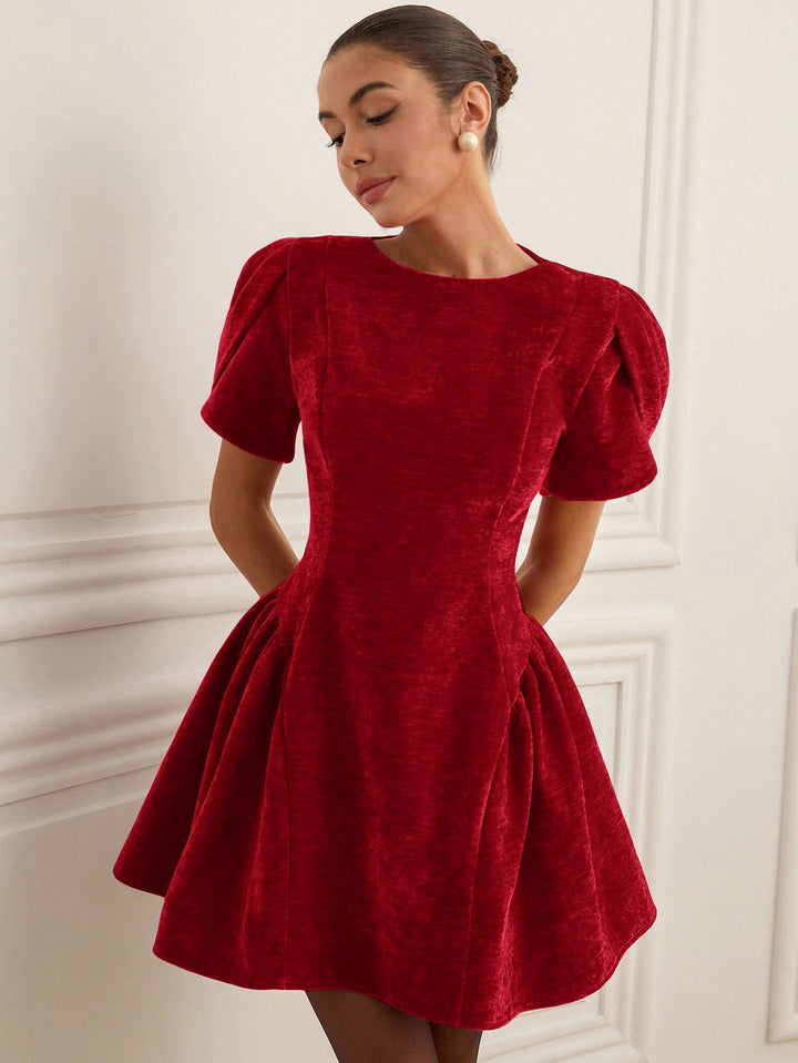Rochie mini SHEIN, vișiniu