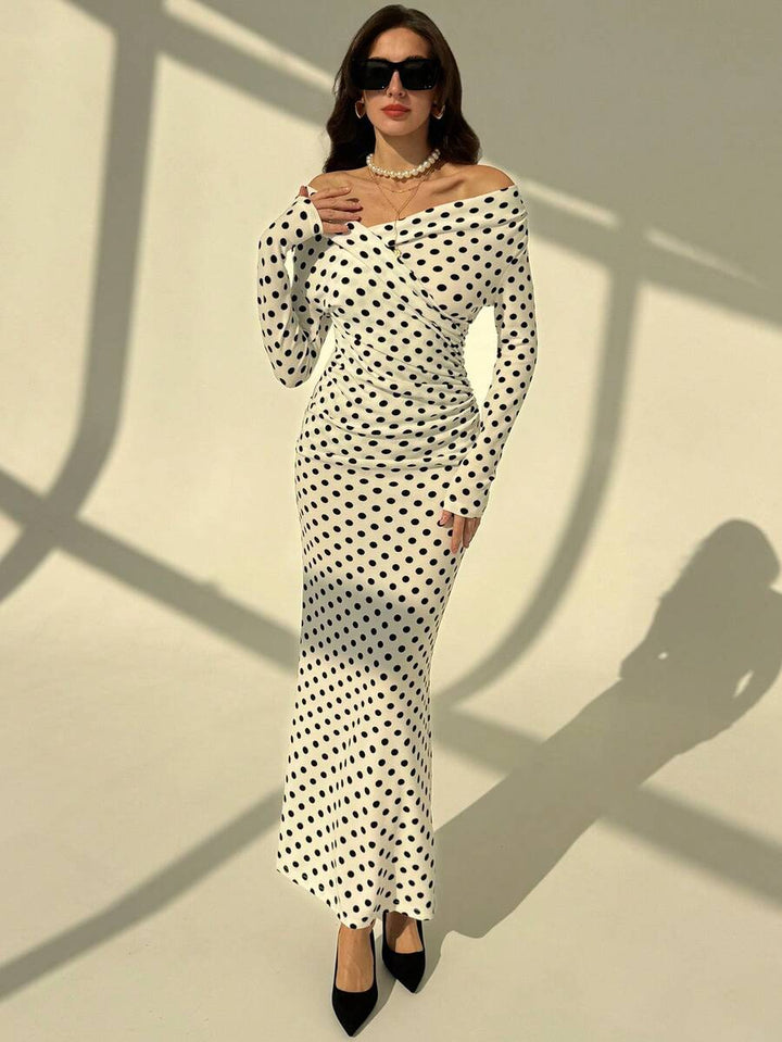 Rochie maxi SHEIN, alb