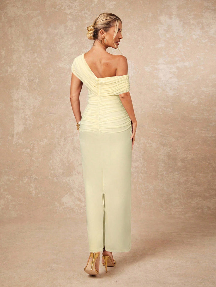 Rochie maxi SHEIN, portocaliu