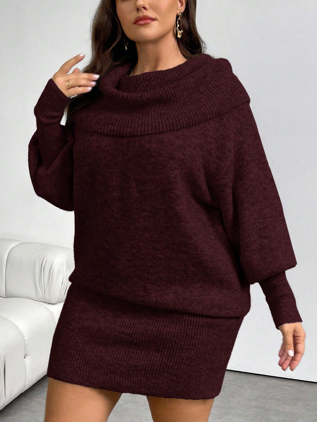 Rochie SHEIN, vișiniu