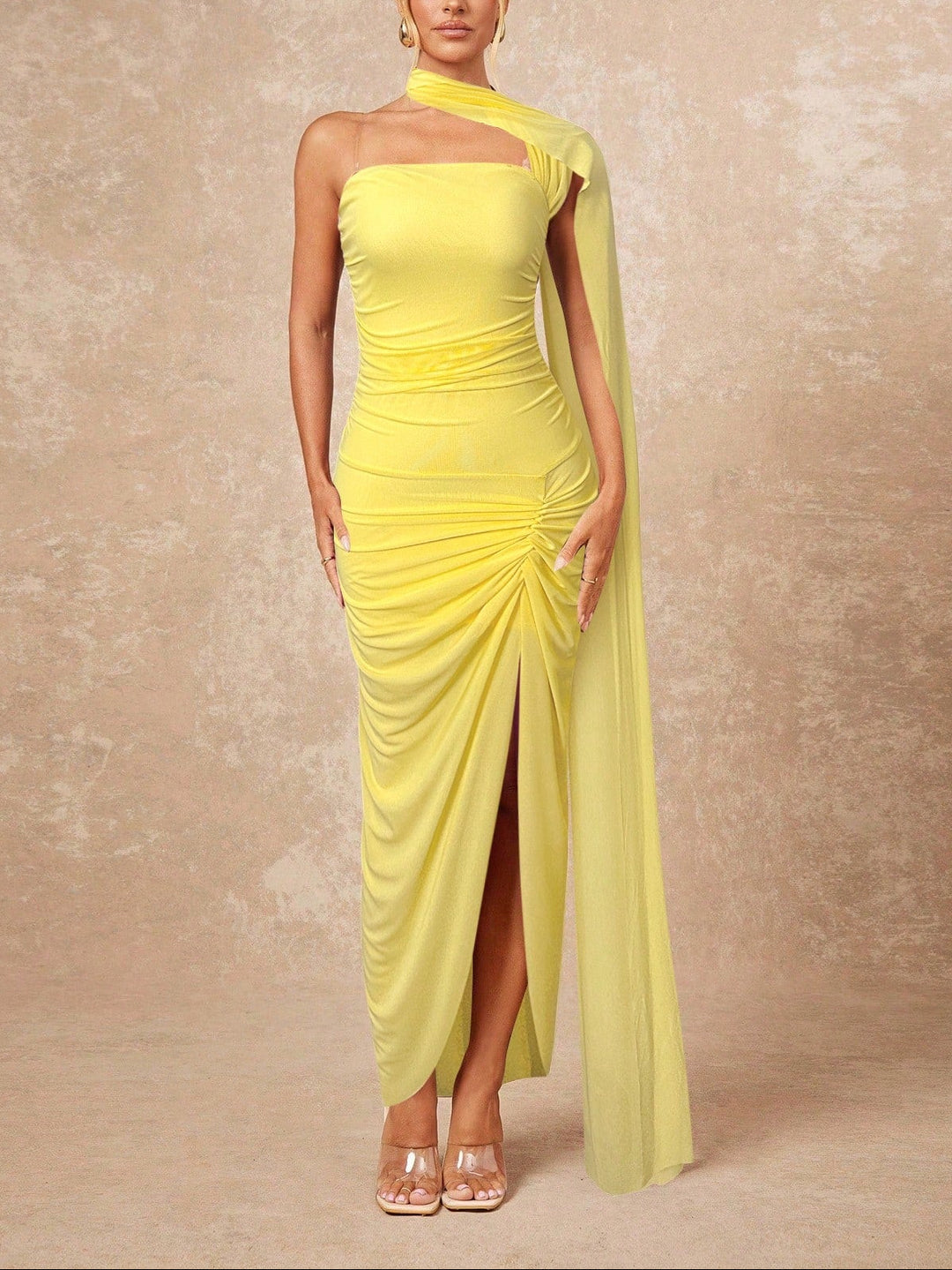 Rochie maxi Shein, galben