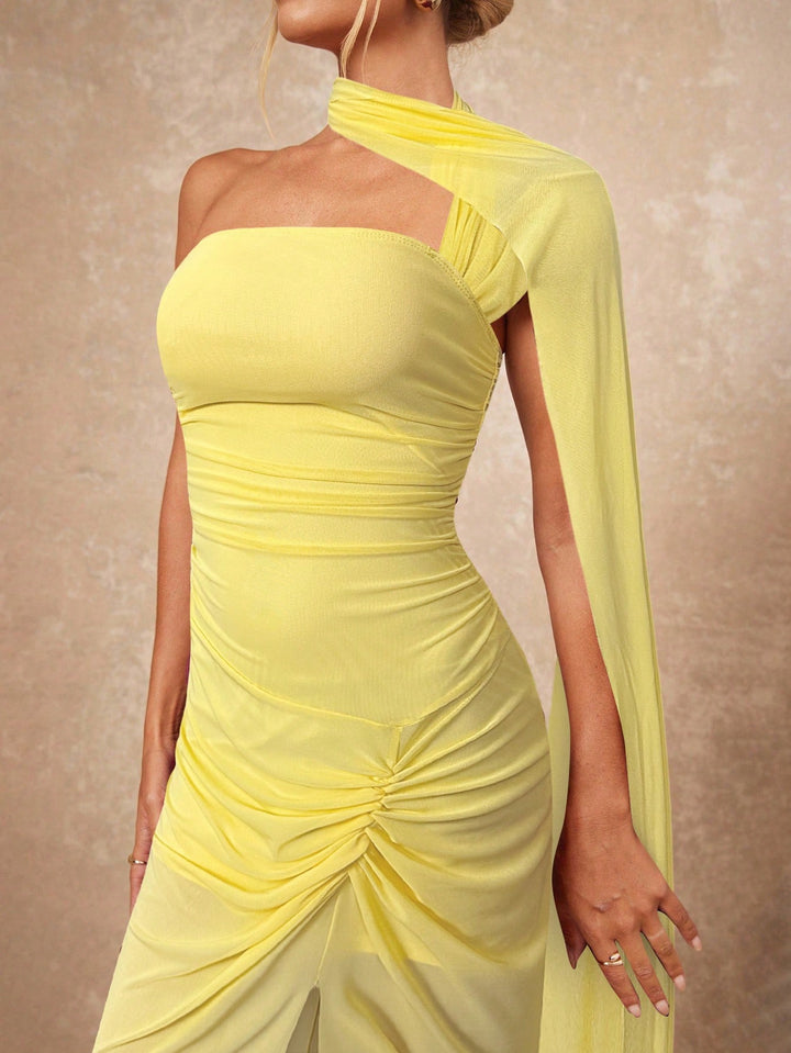 Rochie maxi Shein, galben