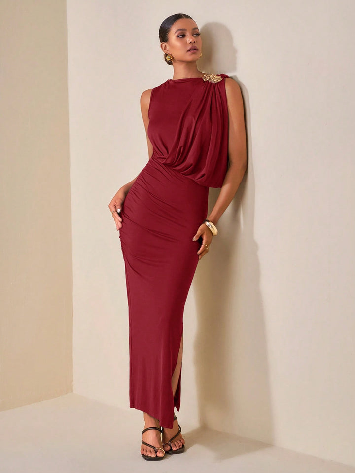 Rochie maxi SHEIN, roșu