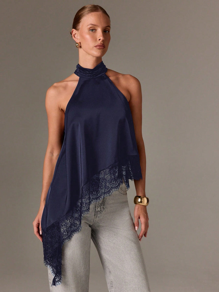 Top SHEIN, bleumarin