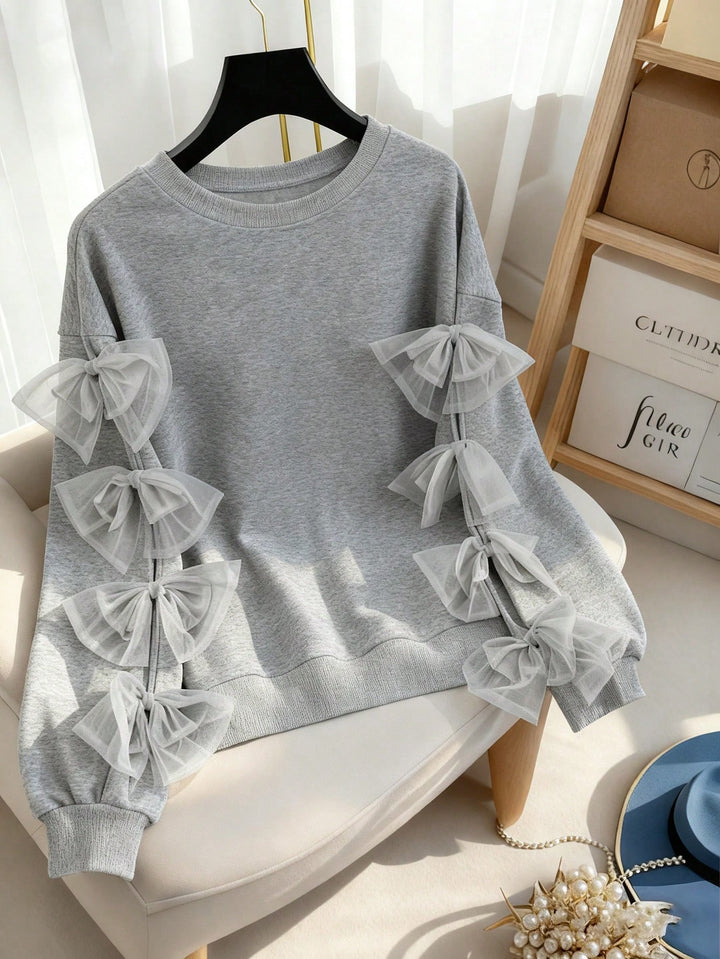 Shein Curve+ blúz, szürke