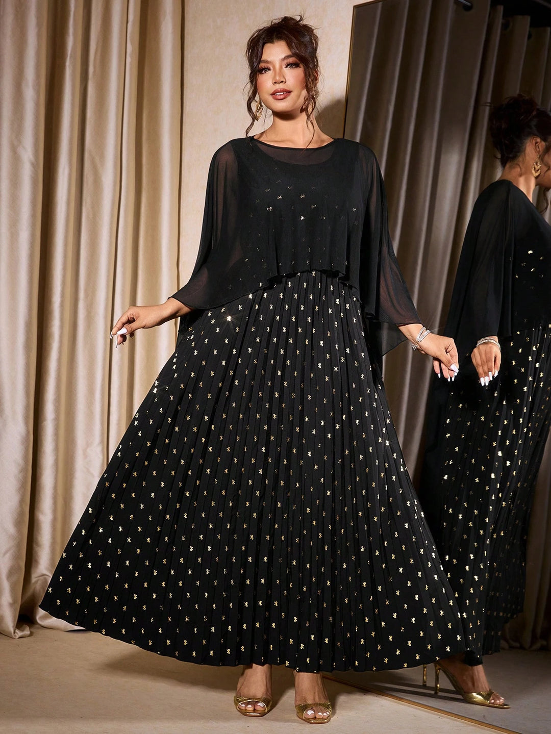 Set rochie și bolero SHEIN, negru