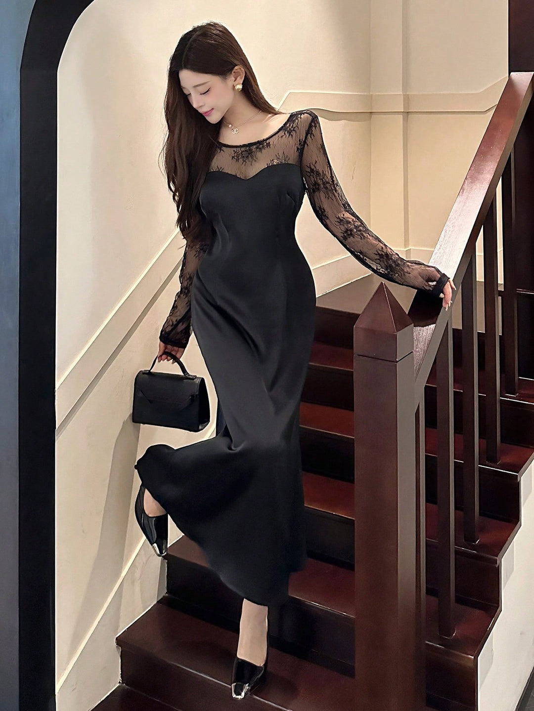 Rochie midi SHEIN, negru