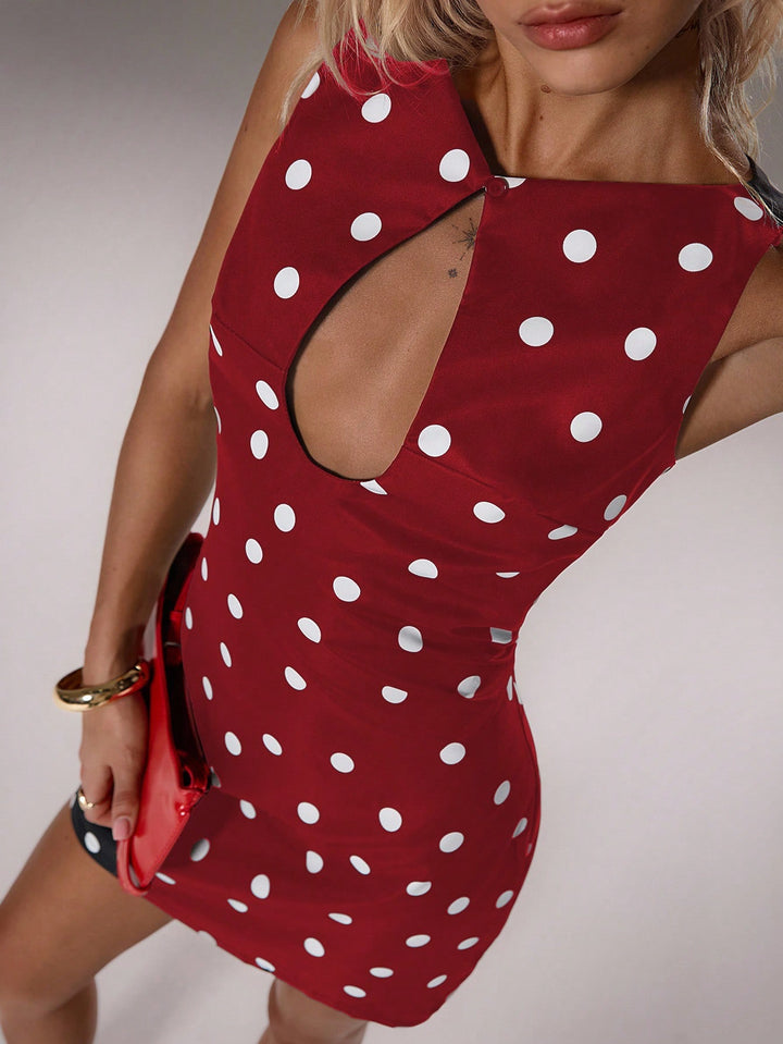 SHEIN mini ruha, piros