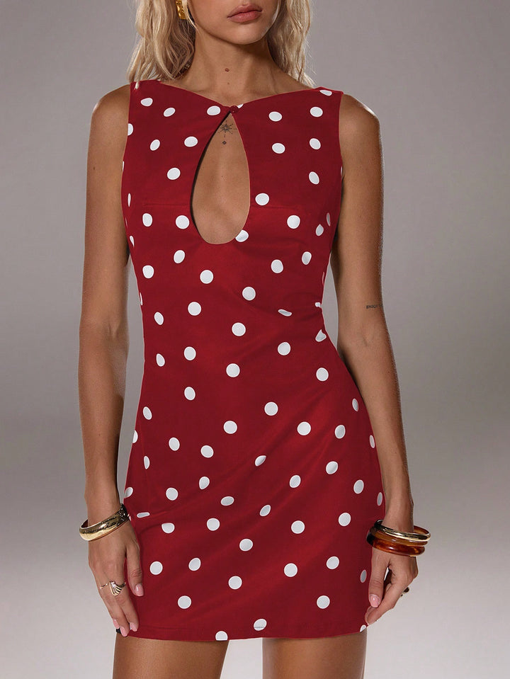 SHEIN mini ruha, piros