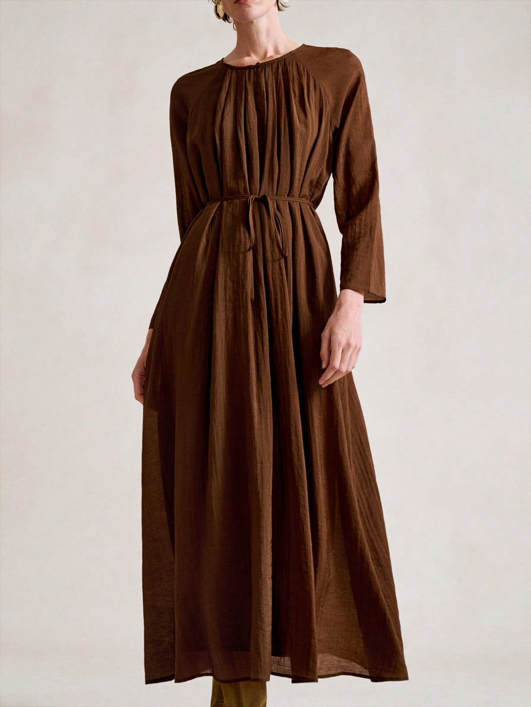 Rochie maxi SHEIN, maro