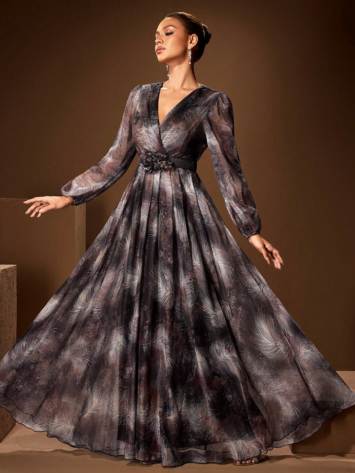 Rochie maxi SHEIN, mix culori