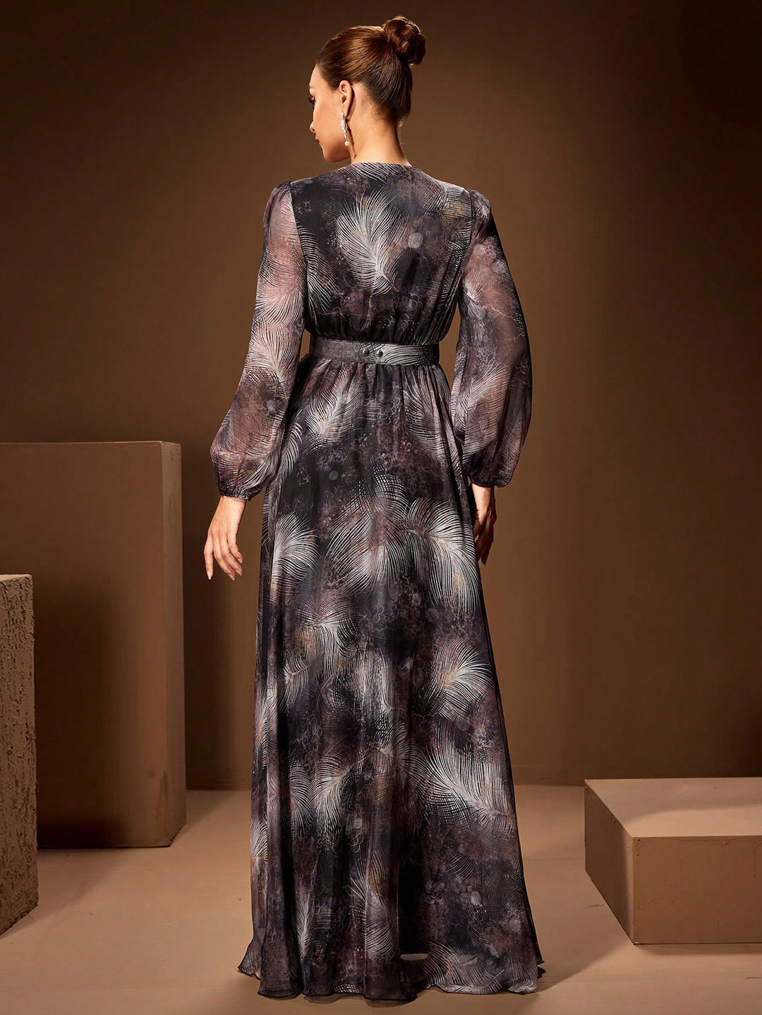 Rochie maxi SHEIN, mix culori
