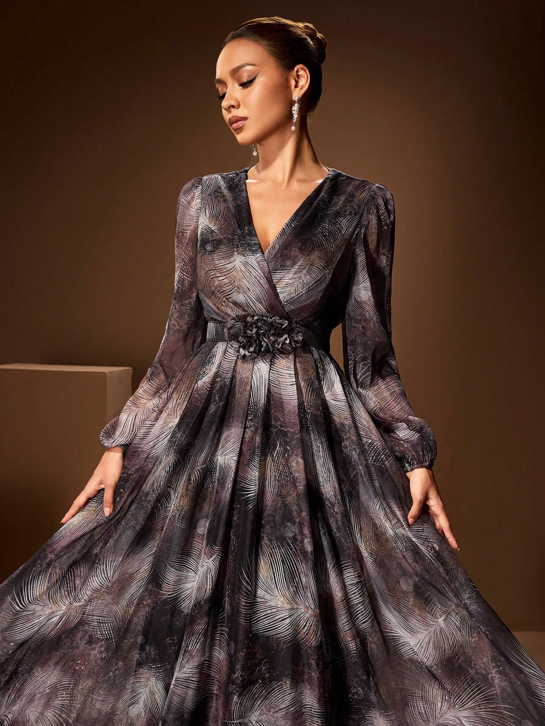Rochie maxi SHEIN, mix culori