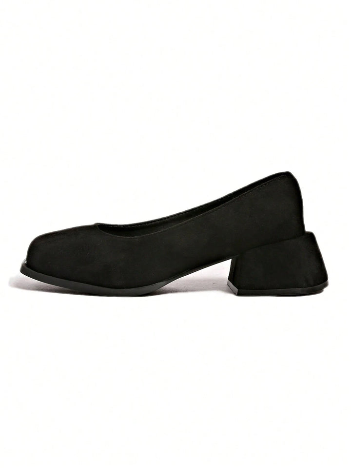 Pantofi cu toc SHEIN, negru