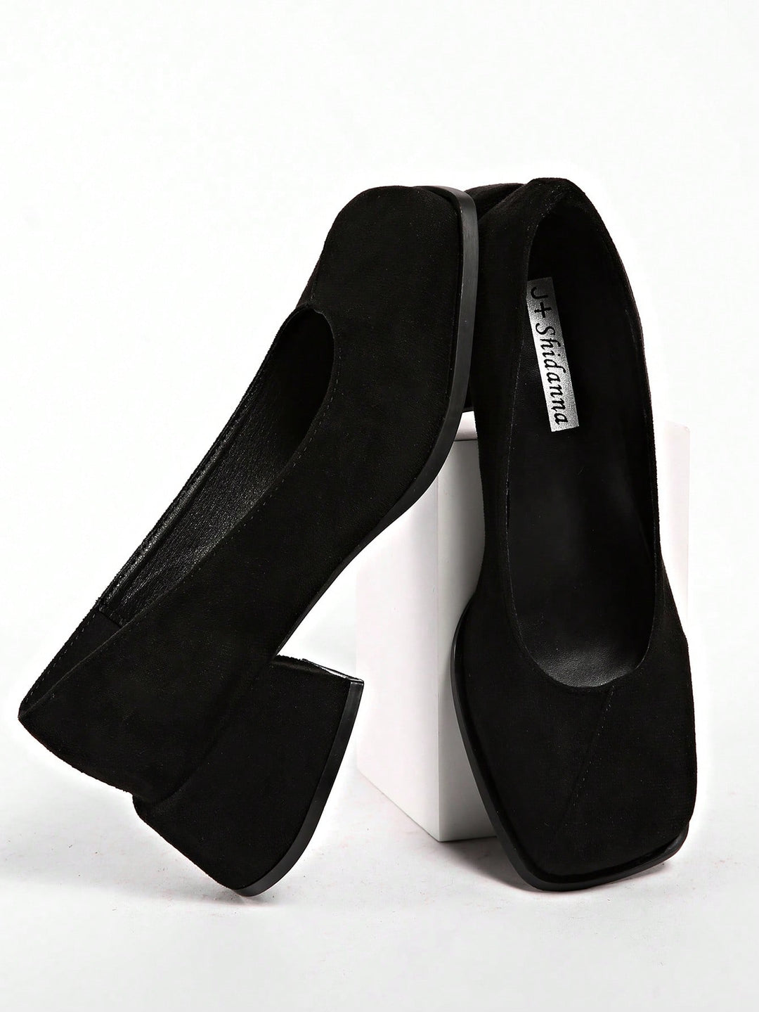 Pantofi cu toc SHEIN, negru