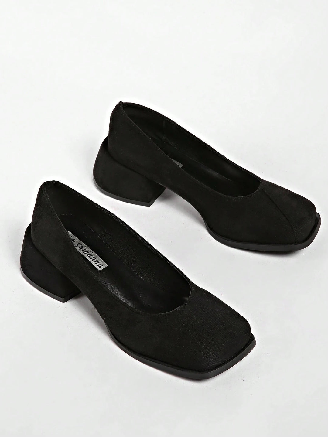 Pantofi cu toc SHEIN, negru