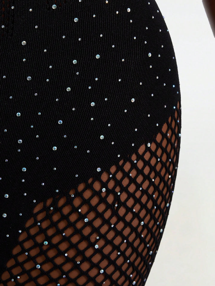 SHEIN hosszú jumpsuit, fekete