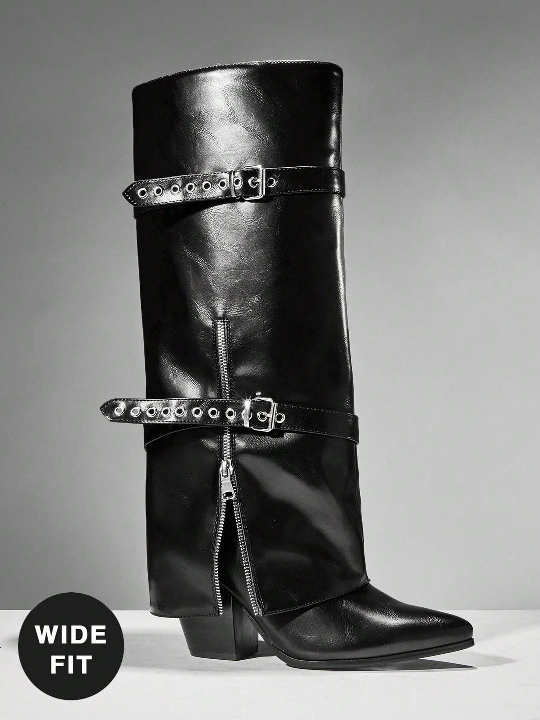 Botine SHEIN, negru