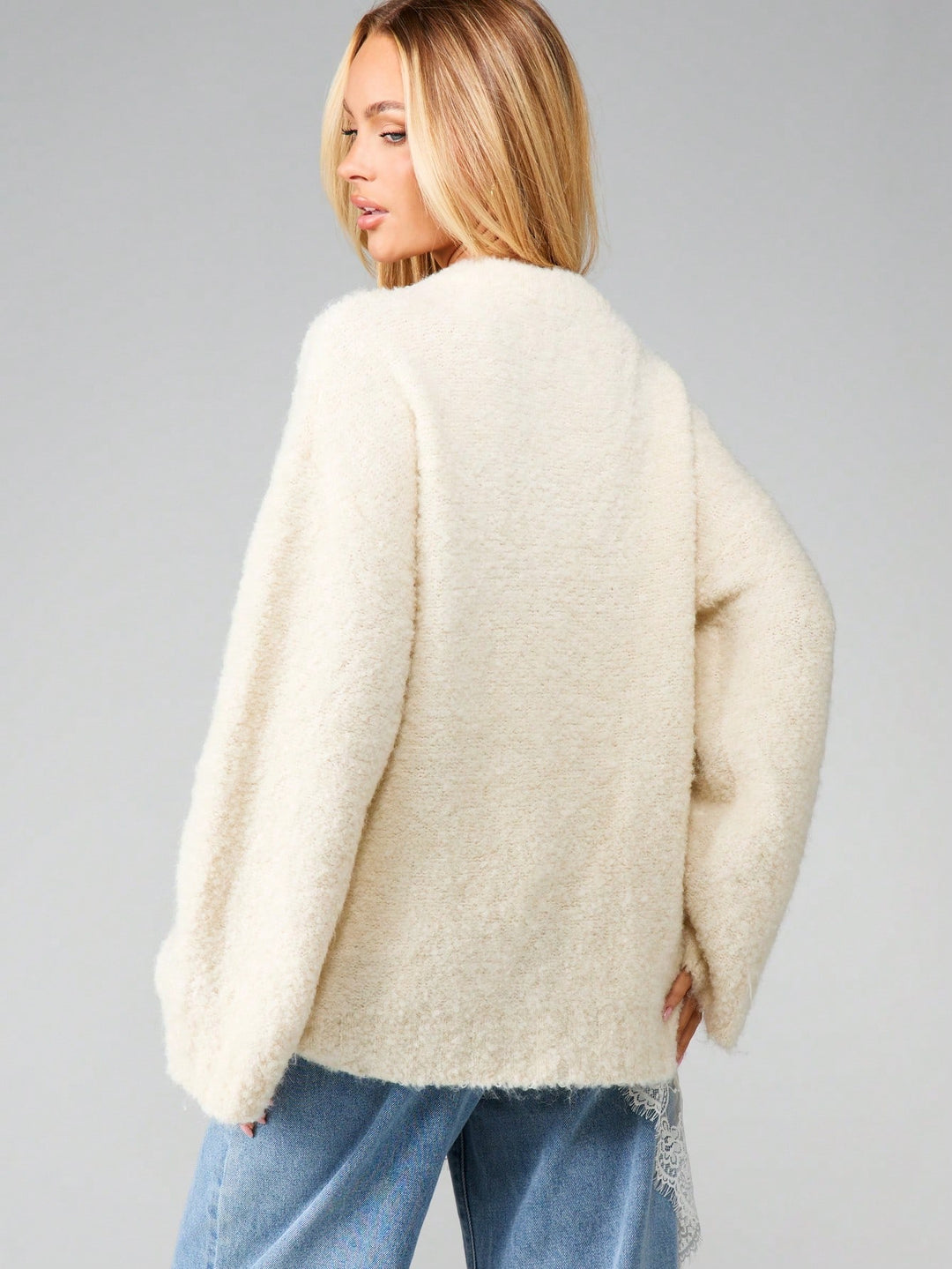 Pulover SHEIN, crem