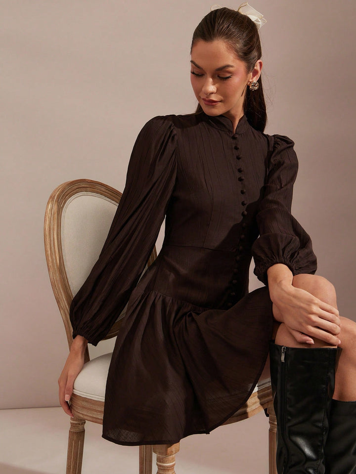 Rochie scurtă SHEIN, maro