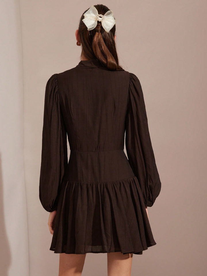 Rochie scurtă SHEIN, maro