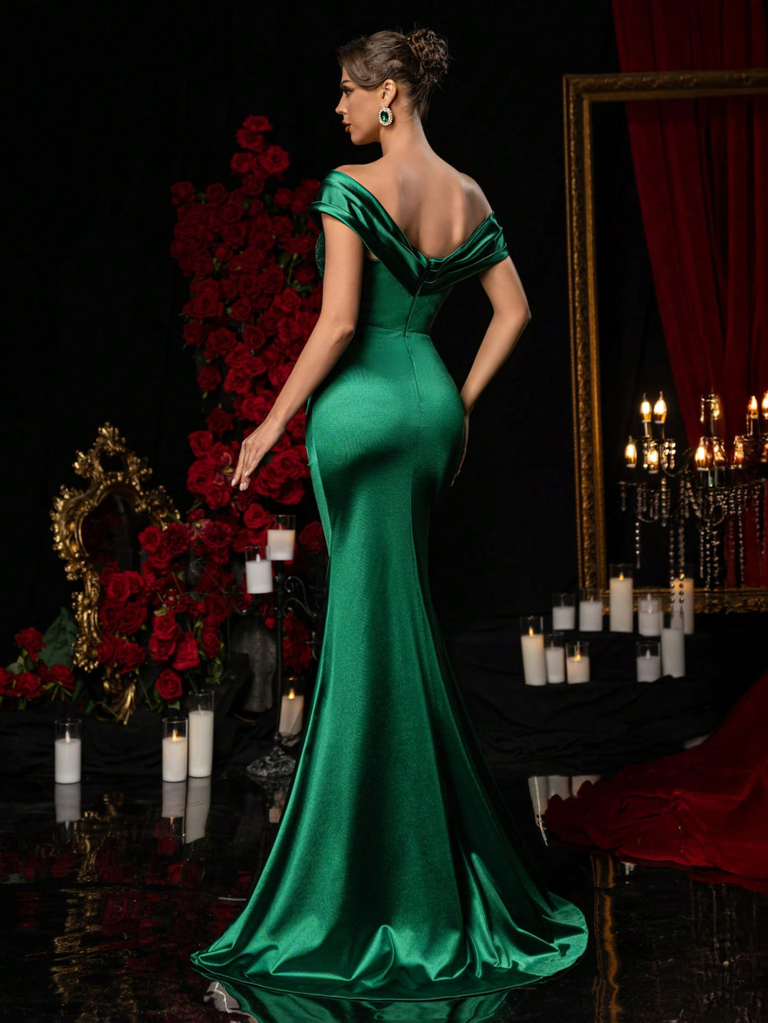 Rochie SHEIN, verde