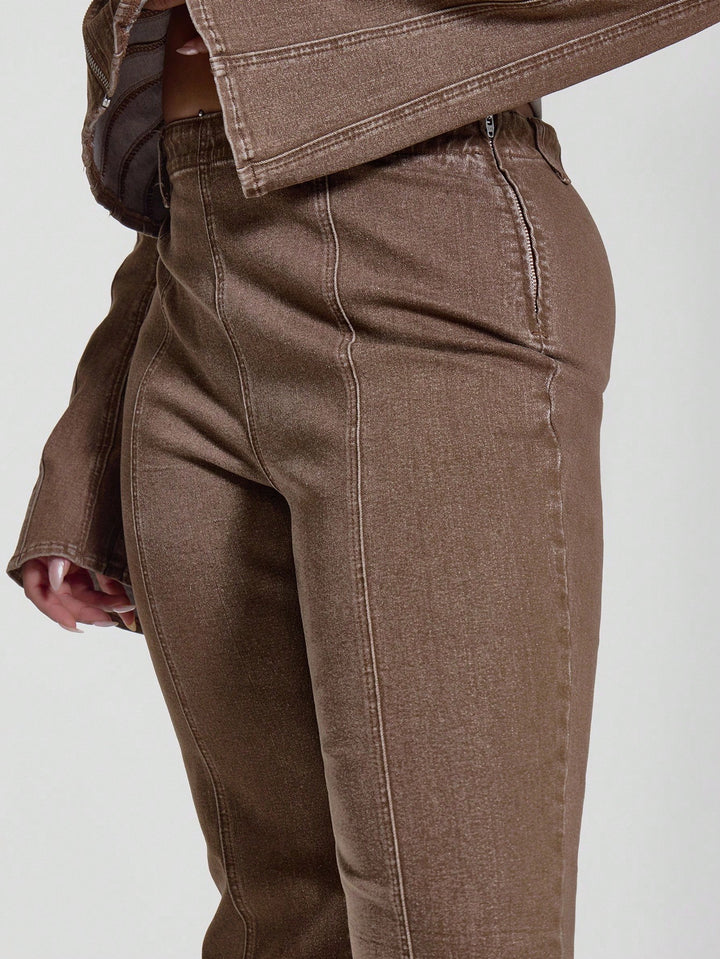 Jeans SHEIN, maro