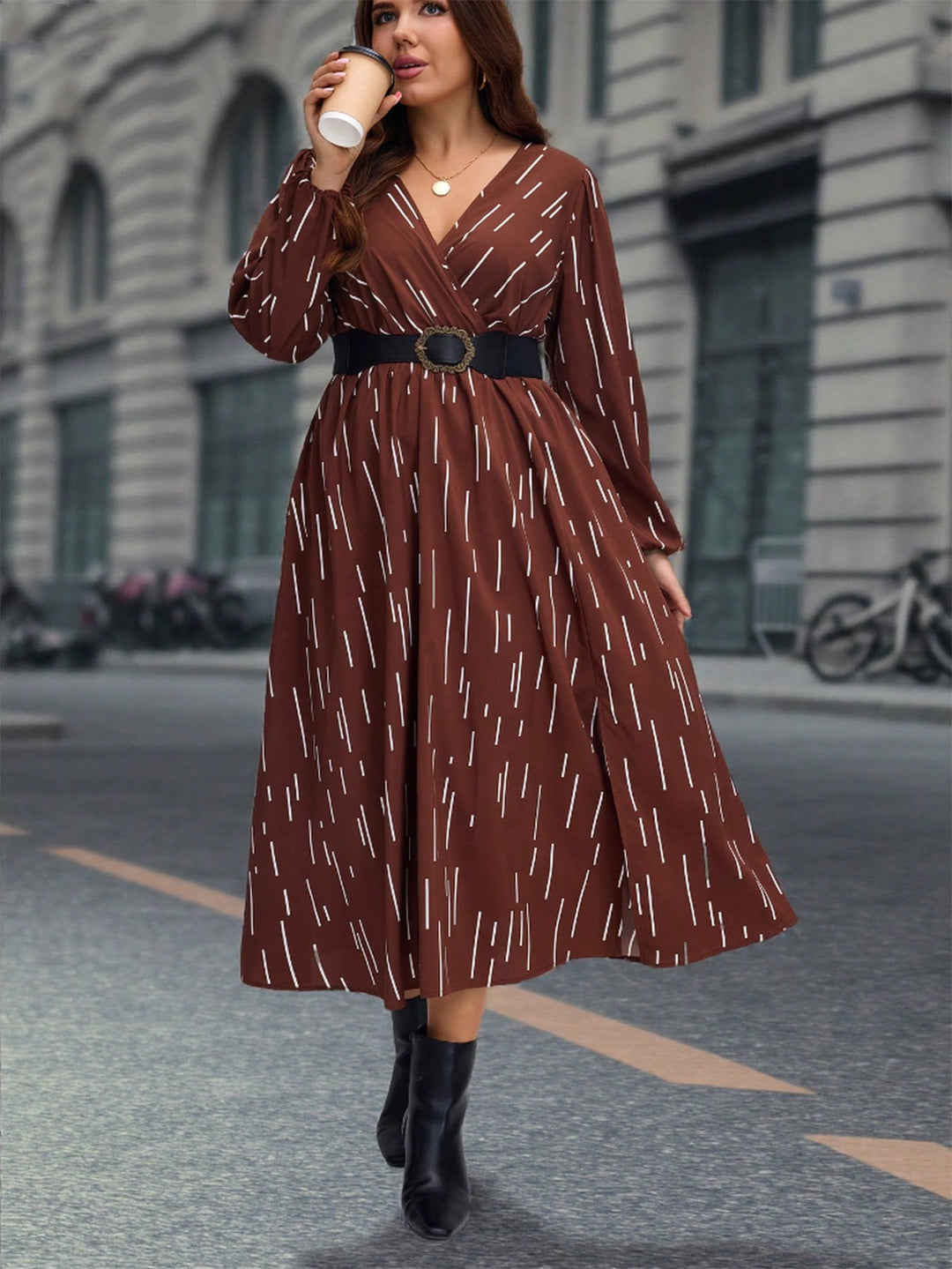 Rochie SHEIN, maro