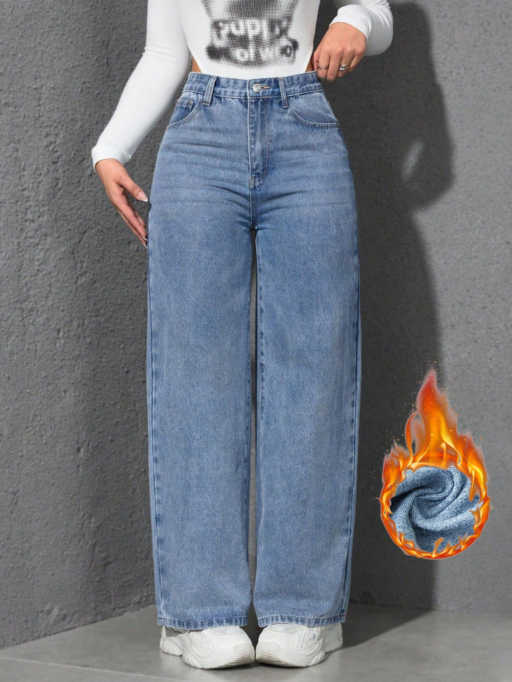 Jeans SHEIN, albastru