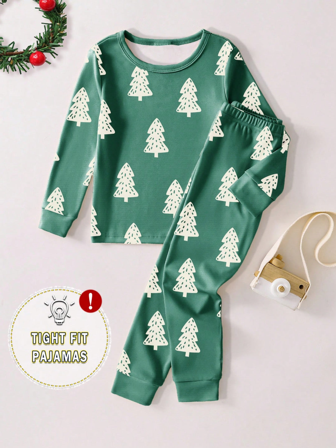 Compleu pijama SHEIN, verde