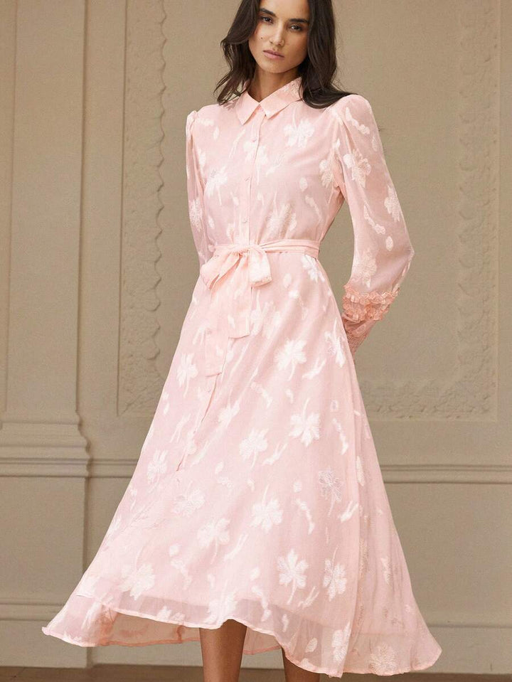 Rochie midi SHEIN, roz