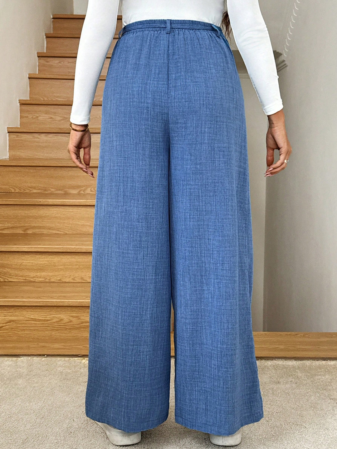 Pantaloni SHEIN, albastru