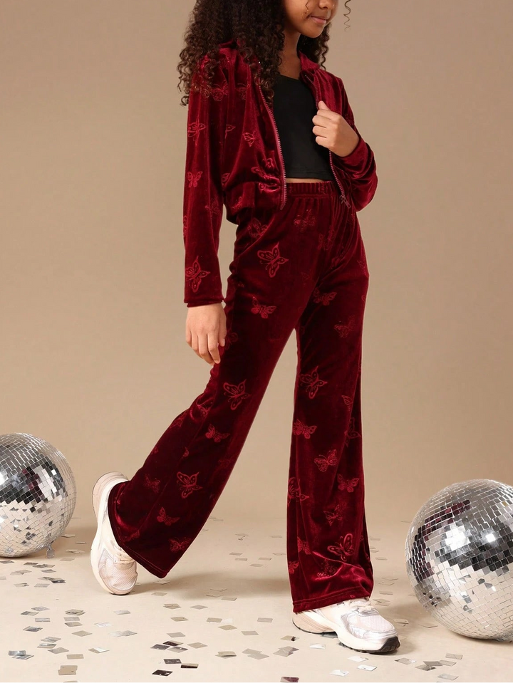 Compleu Shein, vișiniu