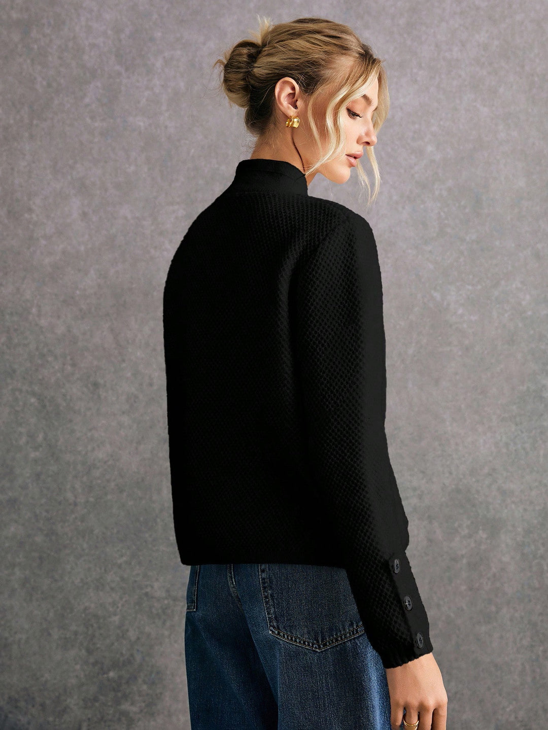 Cardigan SHEIN, negru