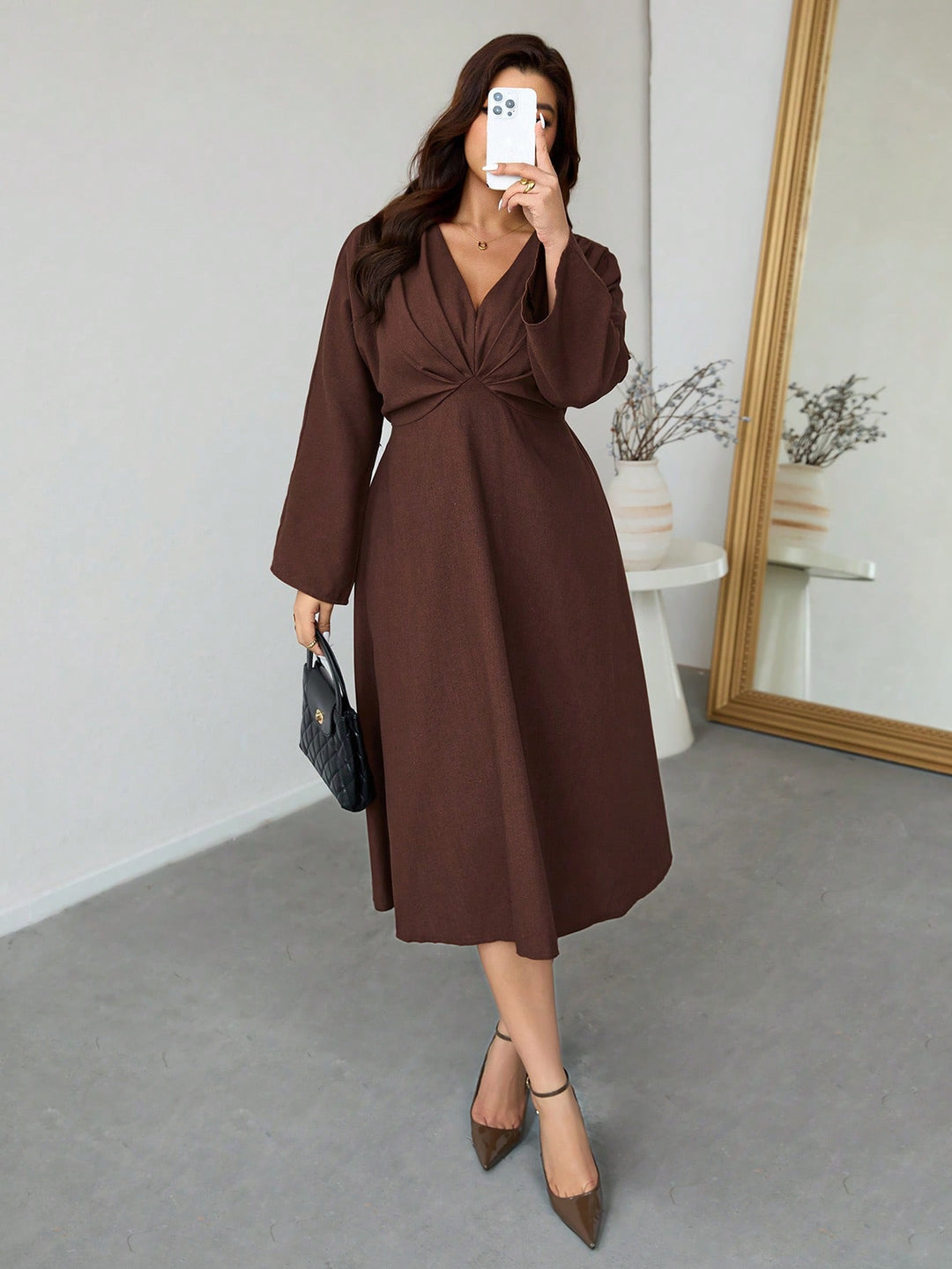 Rochie SHEIN, maro