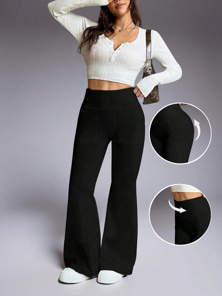Pantaloni SHEIN, negru